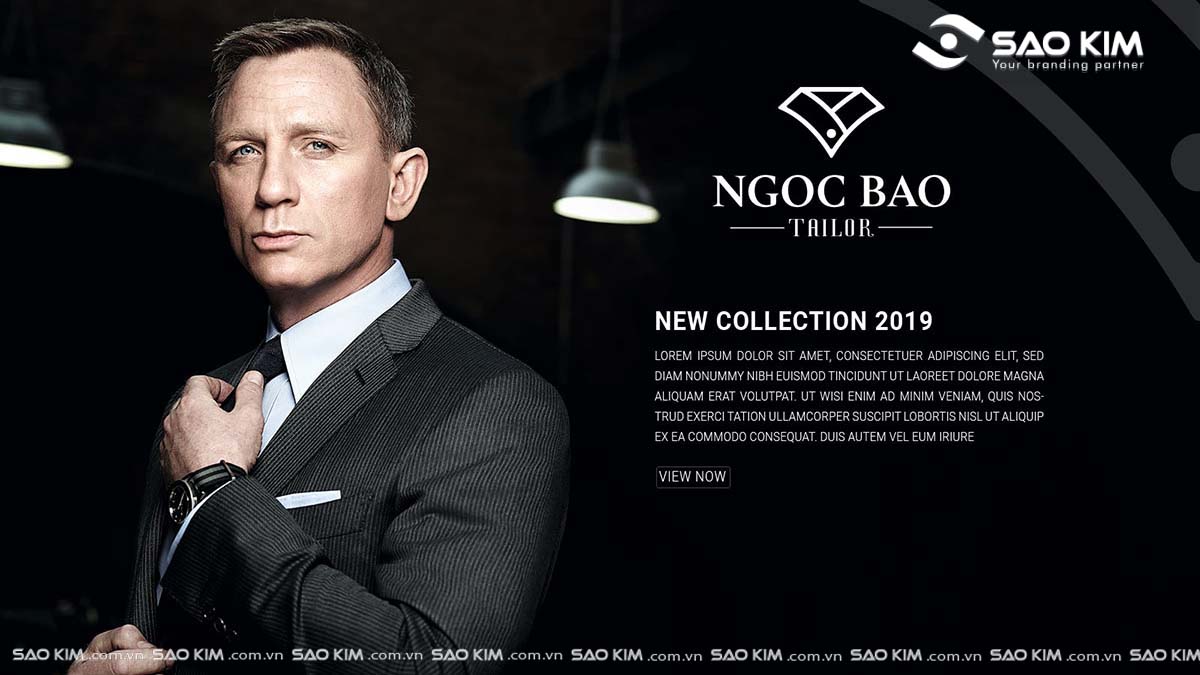 Ngọc Bảo - Thiết kế logo Nhà may Ngọc Bảo